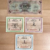 Lotto Lire Occupazione Americana 1943