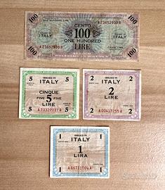 Lotto Lire Occupazione Americana 1943