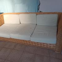 Divano in vimini