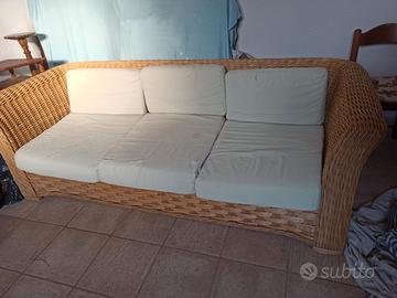 Divano in vimini