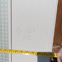 80x210: porta interna con vetro