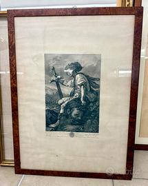 Antica incisione XIX sec. – Domenico Fetti