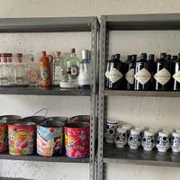 Lotto barattoli, bottiglie vuote ,fabbri ,chupa