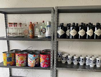 Lotto barattoli, bottiglie vuote ,fabbri ,chupa