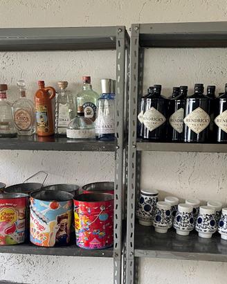 Lotto barattoli, bottiglie vuote ,fabbri ,chupa