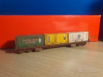 Vagone pianale FS Rivarossi art. 2124