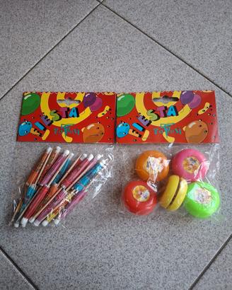 Set vintage Fiesta Ferrero Yo-Yo + ombrellini 
