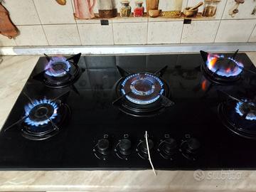 piano cottura 90 cm 5 fuochi 