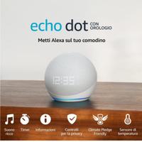 Alexa Echo Dot con orologio 5ª gen. -colore Bianco