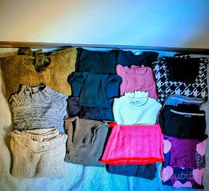 stock maglioni donna 15 pezzi ZARA- inverno
