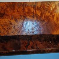 Portapenne da scrivania in radica