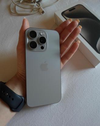iPhone 15 Pro 128 GB – Titanio Naturale