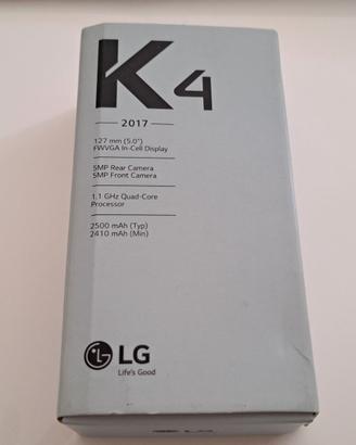 Smartphone Lg K4 cellulare
