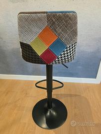 4 sgabelli patchwork