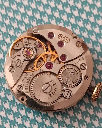 meccanismo orologio REVUE.