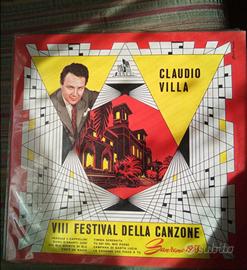 Vinile 33 giri Claudio Villa San Remo 1958