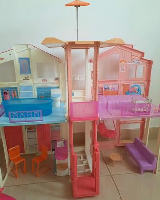 Casa Malibú di Barbie + auto+ camper in omaggio