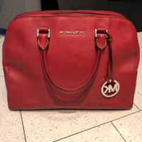 Borsa rossa con tracolla Michael Kors