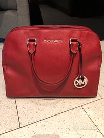 Borsa rossa con tracolla Michael Kors