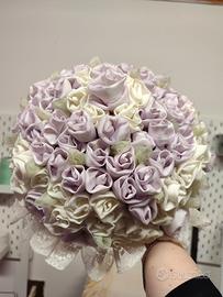 Bouquet Sposa in tessuto 