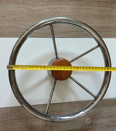 Timone nautico in acciaio inox