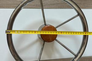 Timone nautico in acciaio inox