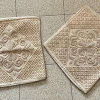 Coppia di copri cuscini in cotone