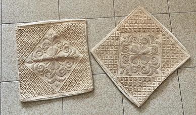 Coppia di copri cuscini in cotone