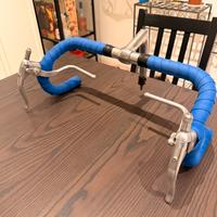 Manubrio eroica vintage con bacchette freni doppia