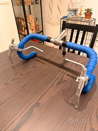 Manubrio eroica vintage con bacchette freni doppia