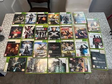 Lotto di 25 videogiochi xbox 360
