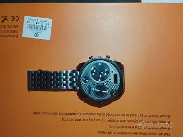 orologio diesel grigio 