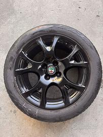 cerchi in lega+gomme invernali alfa romeo mito