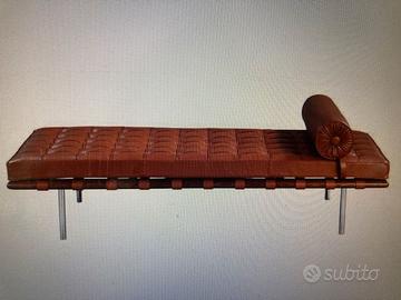 Dormeuse daybed pelle Alivar 200x100 cm