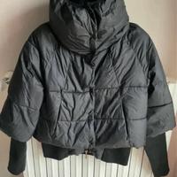 Piumino corto donna nero Vintage ARTIGLI