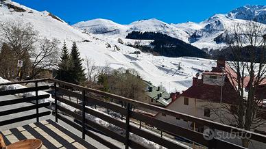 Prato nevoso: panoramico bilocale terrazzo box