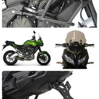 Kawasaki Versys 650 scarico mono bauletto freni