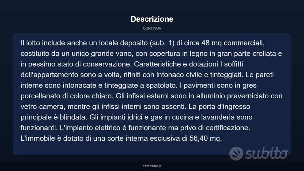 Appartamento – Catania, Santa Maria de la Salette, Centro storico - Altro