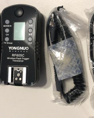 Flash Hanimex e Metz30 TTL - Trigger YONGNUO RF605
