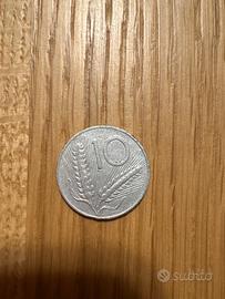 Moneta 10 lire 1966