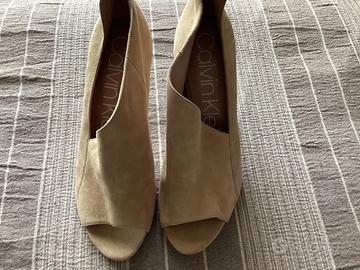 Decolte Calvin Klein,numer 40,tacco 10 cm,pelle