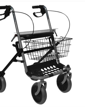 Deambulatore esterno 4 ruote con seduta rollator