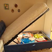 Letto singolo contenitore