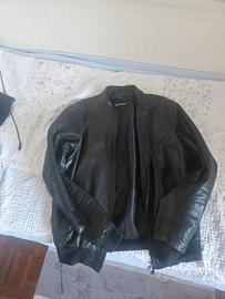 Giacca pelle nera