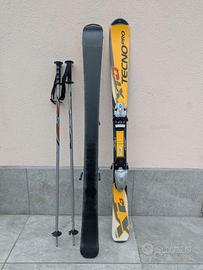 Sci 110cm e bastoncini 90cm bambino