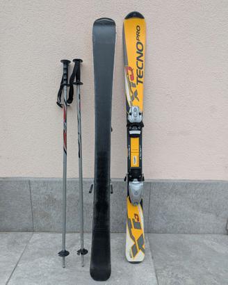 Sci 110cm e bastoncini 90cm bambino