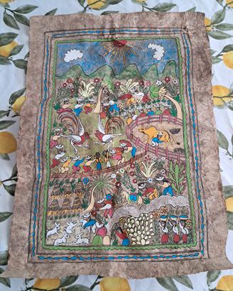 Pittura su carta vegetale 