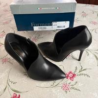 Scarpe in vera pelle con tacco,  n 38
