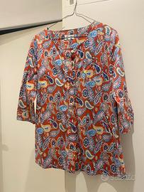 Camicia morbida donna fantasia Cherie