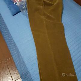 PANTALONI UOMO IN VELLUTO ELASTICIZZATO